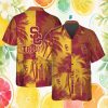 Clemson Tigers Orange and Purple Sunset Palm Tree Paw Print Hawaiian Shirt Clemson Tigers Orange and Purple Sunset Palm Tree Paw Print Hawaiian Shirt