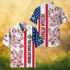 Personalized US Air Force Veteran Prop & Wings Custom Name Hawaiian Shirt Personalized US Air Force Veteran Prop & Wings Custom Name Hawaiian Shirt