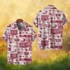 Washington Commanders NFL Tiki Pattern Hawaiian Hawaiian Shirt Burgundy Summer Beach Top Washington Commanders NFL Tiki Pattern Hawaiian Hawaiian Shirt Burgundy Summer Beach Top