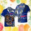 Tennessee Titans NFL Torn Rock & Tropical Floral Hawaiian Shirt Tennessee Titans NFL Torn Rock & Tropical Floral Hawaiian Shirt