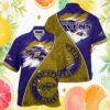 Cleveland Browns Geometric Abstract Orange & Black Hawaiian Shirt Cleveland Browns Geometric Abstract Orange & Black Hawaiian Shirt