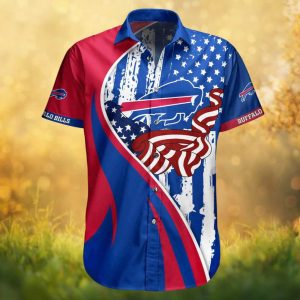 Buffalo Bills NFL Patriotic USA Flag Abstract Graphic Hawaiian Shirt Buffalo Bills NFL Patriotic USA Flag Abstract Graphic Hawaiian Shirt