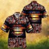 Custom Name Minnesota Vikings Hawaiian Shirt Floral Stripe Pattern Custom Name Minnesota Vikings Hawaiian Shirt Floral Stripe Pattern