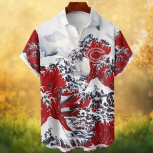 Chicago Bears Great Wave Surf Style NFL Hawaiian Shirt