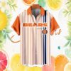 Cleveland Browns Geometric Abstract Orange & Black Hawaiian Shirt Cleveland Browns Geometric Abstract Orange & Black Hawaiian Shirt