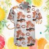 Chicago Bears Mid Century Retro Geometric Pattern Hawaiian Shirt Chicago Bears Mid Century Retro Geometric Pattern Hawaiian Shirt
