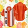 Chicago Bears Angry Bear Mascot Leaf Pattern Graphic Hawaiian Shirt Chicago Bears Angry Bear Mascot Leaf Pattern Graphic Hawaiian Shirt