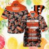 Custom Name Los Angeles Chargers Baby Yoda Grogu Tropical NFL Hawaiian Shirt Custom Name Los Angeles Chargers Baby Yoda Grogu Tropical NFL Hawaiian Shirt