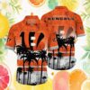 Chicago Bears Aggressive Bear Mascot Orange Tropical Personalized Hawaiian Shirt Chicago Bears Aggressive Bear Mascot Orange Tropical Personalized Hawaiian Shirt