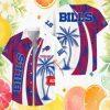 Buffalo Bills Custom Name Black & Blue Buffalo Portrait Hawaiian Shirt Buffalo Bills Custom Name Black & Blue Buffalo Portrait Hawaiian Shirt