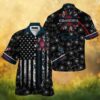Arizona Cardinals NFL Tiki Hawaiian Hawaiian Shirt Maroon & White Summer Beachwear Arizona Cardinals NFL Tiki Hawaiian Hawaiian Shirt Maroon & White Summer Beachwear