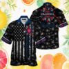 Houston Texans Red and Navy Tropical Floral NFL Hawaiian Shirt Houston Texans Red and Navy Tropical Floral NFL Hawaiian Shirt