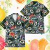 Custom Name Minnesota Vikings Dark Purple Tropical Floral Hawaiian Shirt Custom Name Minnesota Vikings Dark Purple Tropical Floral Hawaiian Shirt