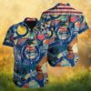 Custom Tennessee Titans Grandpa Love American Flag Sunflower Hawaiian Shirt Custom Tennessee Titans Grandpa Love American Flag Sunflower Hawaiian Shirt