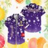 Custom Name Minnesota Vikings Floral Tropical Pattern Hawaiian Shirt Custom Name Minnesota Vikings Floral Tropical Pattern Hawaiian Shirt