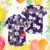 Custom Name Minnesota Vikings Warrior Spirit Black & Purple Graphic Hawaiian Shirt Custom Name Minnesota Vikings Warrior Spirit Black & Purple Graphic Hawaiian Shirt