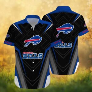 Buffalo Bills Diamond Grid Modern Sport Hawaiian Shirt