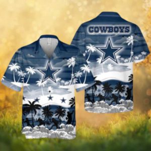 Dallas Cowboys Scenic Beach Sunset Hawaiian Shirt NFL Tropical Summer Gear