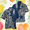 Houston Texans NFL Tropical Floral Navy Hawaiian Shirt Houston Texans NFL Tropical Floral Navy Hawaiian Shirt