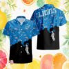 Detroit Lions Mickey Mouse Tropical Floral Hawaiian Shirt Detroit Lions Mickey Mouse Tropical Floral Hawaiian Shirt