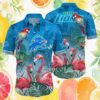 Cleveland Browns NFL White Floral Hibiscus Pattern Hawaiian Shirt Cleveland Browns NFL White Floral Hibiscus Pattern Hawaiian Shirt