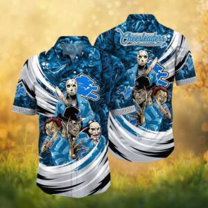 Detroit Lions Horror Movie Villains “Cheerleaders” Halloween Hawaiian Shirt Detroit Lions Horror Movie Villains “Cheerleaders” Halloween Hawaiian Shirt
