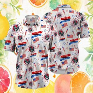 Houston Texans 4th of July Patriotic Hawaiian Shirt Independence Day Gear
