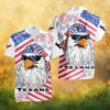 Houston Texans White Hibiscus Floral Print Hawaiian Shirt Houston Texans White Hibiscus Floral Print Hawaiian Shirt