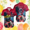 Chicago Bears Sunset Palm Tree Navy & Orange Hawaiian Shirt Chicago Bears Sunset Palm Tree Navy & Orange Hawaiian Shirt