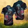Houston Texans NFL Hibiscus Floral Hawaiian Shirt Navy Blue Style Houston Texans NFL Hibiscus Floral Hawaiian Shirt Navy Blue Style
