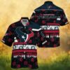 Houston Texans Red & Black Tropical Jungle Hawaiian Shirt Houston Texans Red & Black Tropical Jungle Hawaiian Shirt