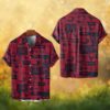Houston Texans NFL Vintage Sunset Palm Tree Navy & Red Hawaiian Shirt Houston Texans NFL Vintage Sunset Palm Tree Navy & Red Hawaiian Shirt