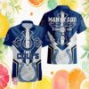 Indianapolis Colts Tribal Tattoo Pattern Blue Hawaiian Shirt Indianapolis Colts Tribal Tattoo Pattern Blue Hawaiian Shirt