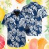 Personalised Indianapolis Colts Navy Tropical Pineapple Floral Hawaiian Shirt Personalised Indianapolis Colts Navy Tropical Pineapple Floral Hawaiian Shirt