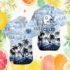 Jacksonville Jaguars White Tropical Bloom Team Spirit Hawaiian Shirt Jacksonville Jaguars White Tropical Bloom Team Spirit Hawaiian Shirt