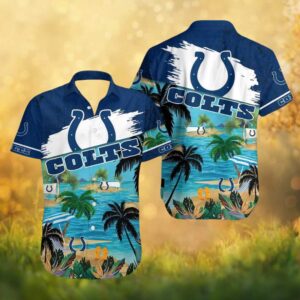 Indianapolis Colts Tropical Beach Summer Hawaiian Shirt