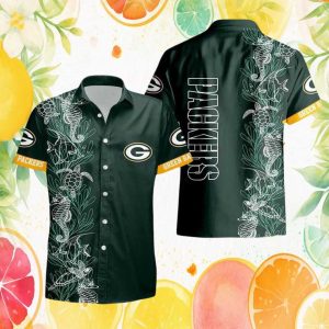 Green Bay Packers Under the Sea Marine Life Turtle & Seahorse Hawaiian Shirt Green Bay Packers Under the Sea Marine Life Turtle & Seahorse Hawaiian Shirt