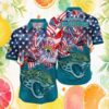 Jacksonville Jaguars NFL Teal Tropical Beach Sunset Paradise Hawaiian Shirt Jacksonville Jaguars NFL Teal Tropical Beach Sunset Paradise Hawaiian Shirt