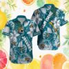 Jacksonville Jaguars Yellow Tropical Palm Leaf Hawaiian Shirt Jacksonville Jaguars Yellow Tropical Palm Leaf Hawaiian Shirt