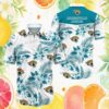 Indianapolis Colts Hibiscus Floral & Fern White Summer Hawaiian Shirt Indianapolis Colts Hibiscus Floral & Fern White Summer Hawaiian Shirt