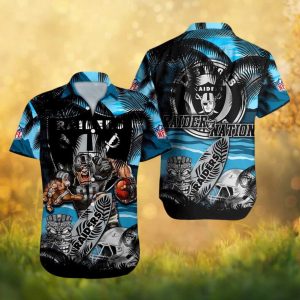 Las Vegas Raiders NFL Raider Nation Tribal Hawaiian Shirt