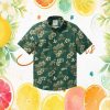 Reyn Spooner Soft Sage Pineapple Shadow Micro Print Hawaiian Shirt Reyn Spooner Soft Sage Pineapple Shadow Micro Print Hawaiian Shirt
