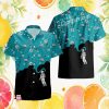 Miami Dolphins Palm Tree Sunset Gradient Teal Hawaiian Shirt Miami Dolphins Palm Tree Sunset Gradient Teal Hawaiian Shirt