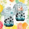 Miami Dolphins Tropical Parrot Jungle Floral White Hawaiian Shirt Miami Dolphins Tropical Parrot Jungle Floral White Hawaiian Shirt