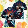New England Patriots Captain Mascot Tropical Floral NFL Hawaiian Shirt New England Patriots Captain Mascot Tropical Floral NFL Hawaiian Shirt