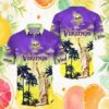 Detroit Lions Tropical Paradise Hawaiian Shirt Blue Jungle Leaves & Parrot Design Detroit Lions Tropical Paradise Hawaiian Shirt Blue Jungle Leaves & Parrot Design
