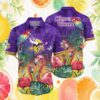 Minnesota Vikings Hibiscus Floral White Summer Hawaiian Shirt Minnesota Vikings Hibiscus Floral White Summer Hawaiian Shirt