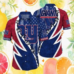 NY Giants Ripped Lace Up American Flag Patriotic Graphic Hawaiian Shirt NY Giants Ripped Lace Up American Flag Patriotic Graphic Hawaiian Shirt