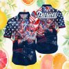 New England Patriots Tropical Sunset Palm Tree Hawaiian Shirt New England Patriots Tropical Sunset Palm Tree Hawaiian Shirt
