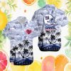 New York Giants Tropical Hibiscus Floral White Royal Blue Hawaiian Shirt New York Giants Tropical Hibiscus Floral White Royal Blue Hawaiian Shirt